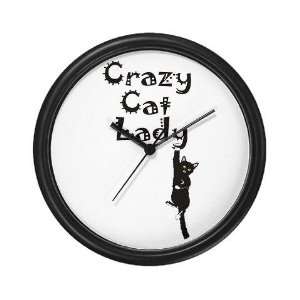    Crazy Cat Lady Pets Wall Clock by 