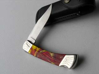 BUCK USA RARE 2007 MICHAEL PRATER CUSTOM 110 PALOMINO KNIFE  25 MADE 