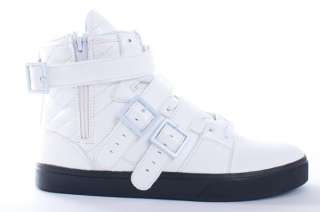 NEW MENS RADII STRAIGHT JACKET WHITE BLACK HIGH TOP SNEAKERS SHOES 