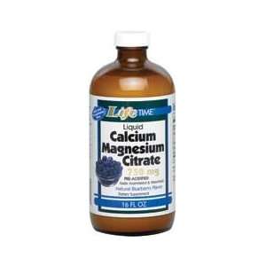  Calcium Magnesium Citrate Liquid Blueberry 750 mg/300 mg 