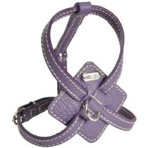   La Cinopelca Adjustable Calfskin Harness, Purple, Medium