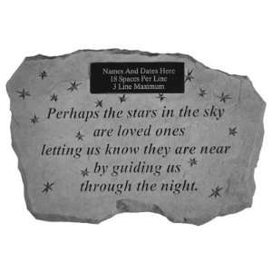    Stars in the Sky Personalized Memorial Stone Patio, Lawn & Garden