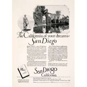  1926 Ad San Diego California Tourism Travel Chamber 