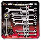 Gearwrench 9417 7 Piece Ratcheting Metric Wrench Set