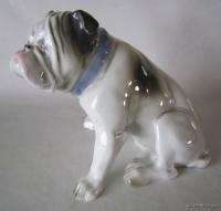 GRAEFENTHAL Porcelain ENGLISH BULLDOG Dog 6 GDR  