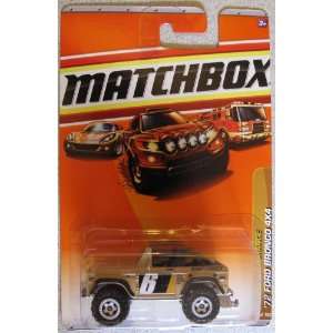  Matchbox 2010 72 Ford Bronco 4x4 #90 TAN Desert Endurance 