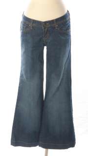 SEVEN 7 Low Rise Dark Stretch Denim Flare Jeans 28  