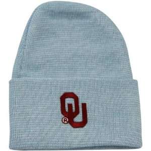    Oklahoma Sooners Newborn Light Blue Knit Beanie