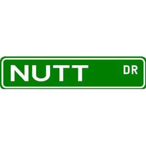  NUTT Street Sign ~ Family Lastname Sign ~ Gameroom 