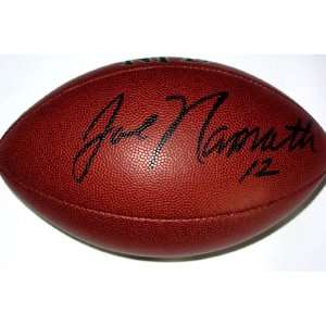  Joe Namath Autographed Signed Football & Video Proof 