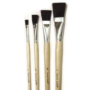  STUBBY EASEL BRUSHES 3/4 SET OF 6 Toys & Games