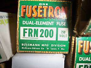 Bussmann FRN 200 Fuses New (Set of 3)  