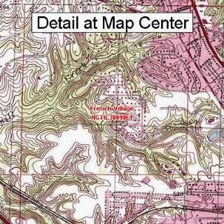  USGS Topographic Quadrangle Map   French Village, Illinois 