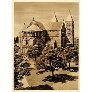  1932 Lund Cathedral Domkyrkan Scania Sweden Church 