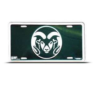  Colorado State University Metal College License Plate Wall 