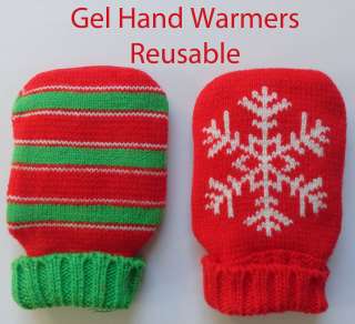   Hand Pocket Heat Pack w/ Soft Knit Mitten   Stocking Stuffer  