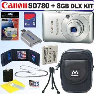  Canon Powershot SD780 IS 12.1 MP Digital Camera Silver 