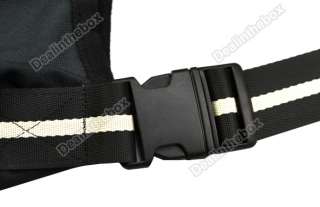 Durable Washable Black Strip Sling Pet Dog Tote Single Shoulder Bag 