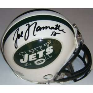 Joe Namath Autographed Mini Helmet