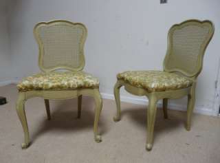 PAIR FRENCH REGENCY Styl CHAIRS Hollywood Cabriole Legs  