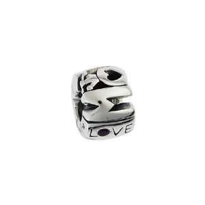   Mom Love Bead in Sterling Silver. Weight  5.05g Metal Market Place