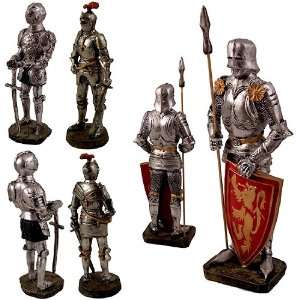     Knights W Suits of Medieval Roman Armor Set/3 Patio, Lawn & Garden