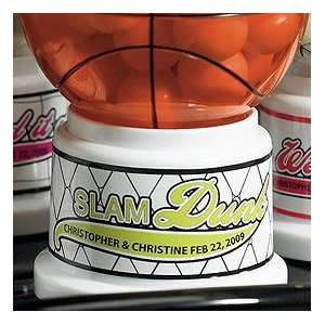  Basketball Gumball Machine Stickers   Wedding Favors 