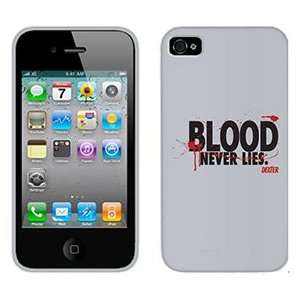  Dexter Blood Never Lies on AT&T iPhone 4 Case by Coveroo 