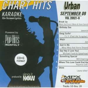  Pop Hits Monthly Urban   September 2009 Karaoke CDG 