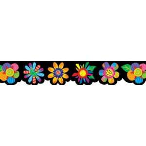  Poppin Patterns Spring Flowers Shapes Border Toys & Games