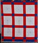 red star quilt full  