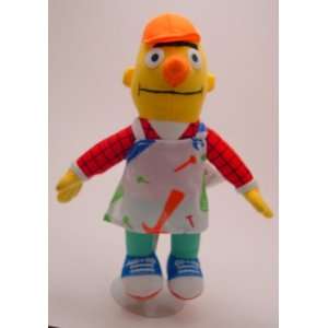  10 Sesame Street Bert Construction Plush Toys & Games