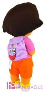 Dora Cuddle Pillow Plush Cushion Doll 26 w/Star Mr Bag  