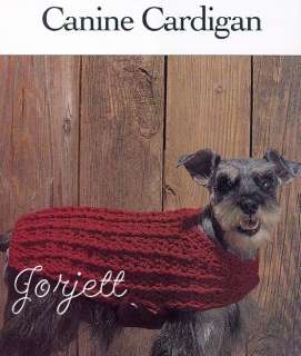 Canine Cardigan, dog sweater crochet patterns  