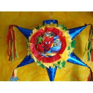 Pinata SPIDERMAN (Animated) Piñata Hand Crafted 26x26x12[Holds 2 3 