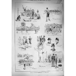   1884 Athletic Birmingham High Jump Steeplechase Oliver