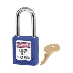 Master Lock 410BLU (STCK) 1.5 Shackle Blue Xenoy Lockout Padlock 