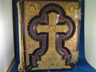 1828 Antique German Catholic Family Bible  