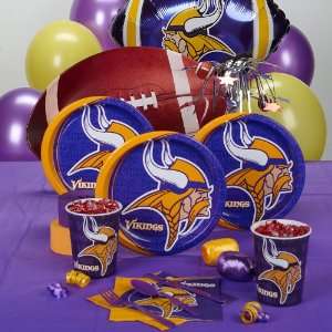  Minnesota Vikings Deluxe Party Pack for 8 Toys & Games