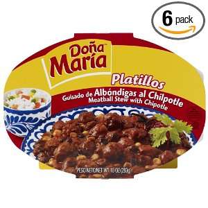 Dona Maria Meatballs In Sweet Chipotle Sauce Microwave Tray, 10 Ounce 