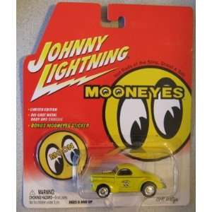  Johnny Lightning Mooneyes 1941 Willys Coupe YELLOW Toys 