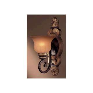 Minka Lavery 5571 301 maillot Sconce Castlewood Walnut with Silver 