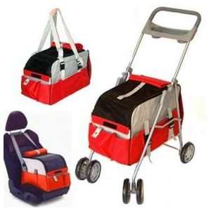  PetZip 3 in 1 Pet Carrier Stroller Car Seat