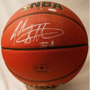  John Starks Autographed Basketball   Autographed 