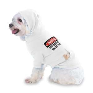   KILLER FROG Hooded (Hoody) T Shirt with pocket for your Dog or Cat