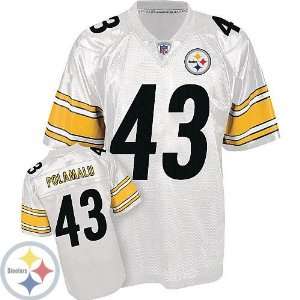Pittsburgh Steelers #43 Troy Polamalu Jerseys White Authentic NFL 