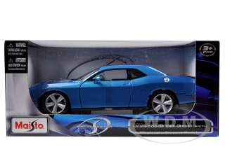   car of 2008 Dodge Challenger SRT8 Blue die cast model car by Maisto