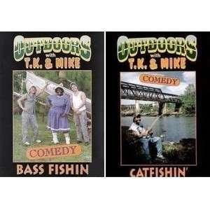  TK & Mike Comedy Catfish and Bass Fishing Set of Two DVD 