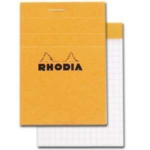  Rhodia Classic Orange Staple Bound Graph Paper Pad 3 x 4 