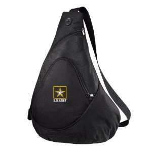  U.S. Army Logo Embroidered Sling Pack 